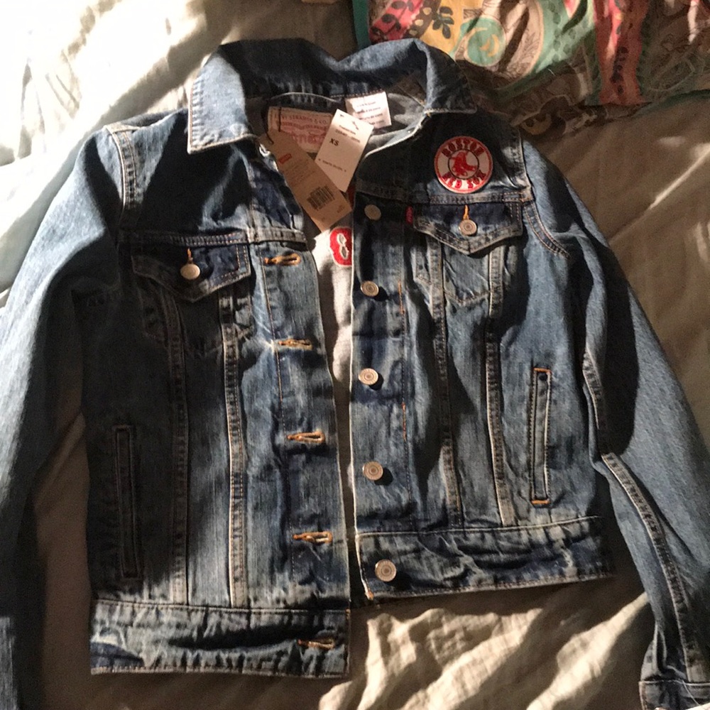 Levi denim Red Sox jacket
